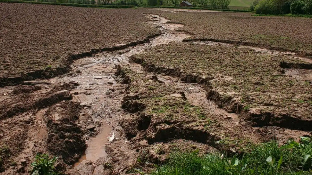 Эрозия почвы на склонах. Водная и Ветровая эрозия почв. Линейная водная эрозия. Струйчатая эрозия. Плоскостная эрозия почв.