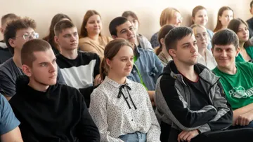 Студенты Алтайского ГАу на встрече с известным барнаульским предпринимателем Андреем Яковлевым